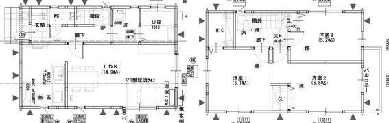 グランソフィア大竹Ⅲの間取り画像