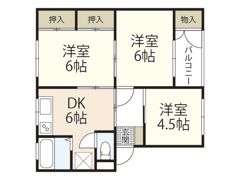 杉山ビルの間取り画像