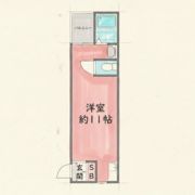 清水ハイツの間取り画像