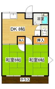 ベルゾーネヤマナ 2の間取り画像