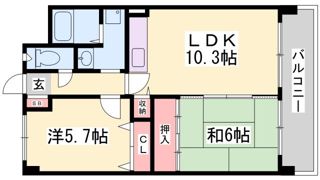 オークハイツの間取り画像