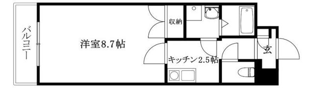 アルカサール清水町の間取り画像