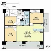 リビンコートプライム伊福町の間取り画像