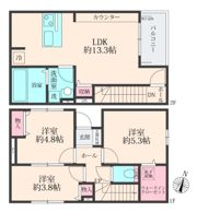 カーサ・ソンリエンテの間取り画像