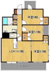 REZIA小倉の間取り画像