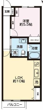 JxW中目黒の間取り画像