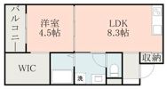 カシータ山室の間取り画像