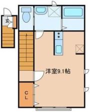 K FLATの間取り画像