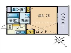 アベルト箱崎の間取り画像