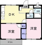 シティハイツ冨士の間取り画像
