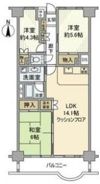 コミュニタス千代が丘S棟の間取り画像