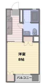 ライフインアカマの間取り画像