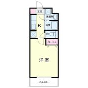 カウベルⅢの間取り画像