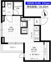 ステージファースト世田谷若林の間取り画像