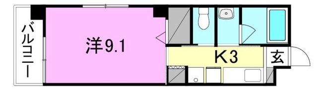 ブラウンハイム清水町2の間取り画像