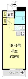 パレロワイヤル弦巻の間取り画像