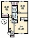グランマスト木太町Ⅱの間取り画像