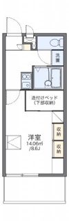 レオパレスコンフォール石橋Bの間取り画像
