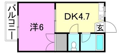 カナメハイツの間取り画像