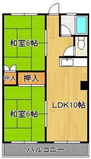 白銀マンションの間取り画像