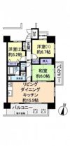 アスレ東原Ⅰ番館の間取り画像
