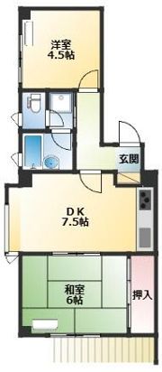 アルス荻窪ベルスーズの間取り画像
