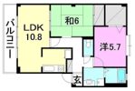 キュア空港通の間取り画像