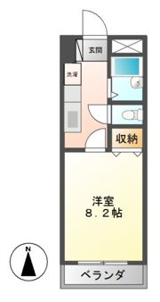 ロズウェルシブヤの間取り画像