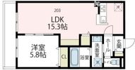 エクセル清水ヶ丘の間取り画像