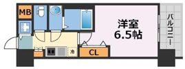 スワンズシティ大阪エスクレアの間取り画像