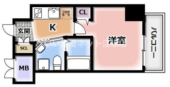 M:COURT関大前の間取り画像