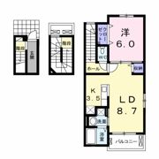 グランツ稲葉の間取り画像