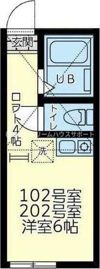ユナイト追浜ストラスブールの間取り画像