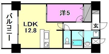 いよてつロフティ立花の間取り画像