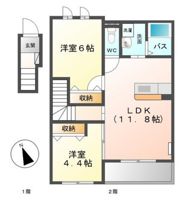 ベルクレストの間取り画像
