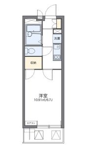 レオパレスシャルマン タナカⅡの間取り画像
