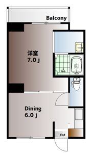ヴィラナリー児島2号棟の間取り画像