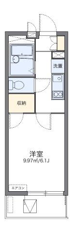レオパレスアドミラブールユキコの間取り画像