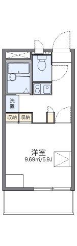 レオパレスグランヴィラージュの間取り画像