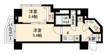 ドゥーエ東陽町の間取り画像