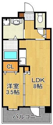 ニューサンリバー14番館の間取り画像