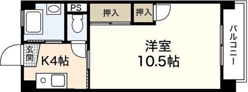 岩田ビル（口田南）の間取り画像