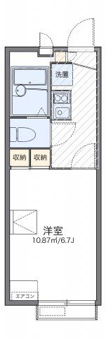 レオパレスK＆Hの間取り画像