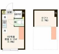 ハーモニーテラス仲宿Ⅴの間取り画像