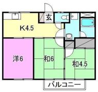 コーポ安田の間取り画像