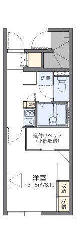 レオパレスコリーヌの間取り画像