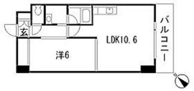 KハイツⅢの間取り画像