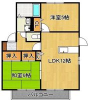 ヴェルディ高須IIA・Bの間取り画像