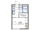 レオパレスハピネスコートの間取り画像