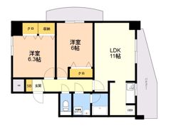 Saphir城南の間取り画像